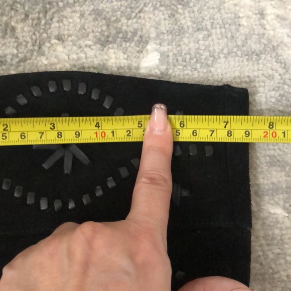 JACK ROGERS TARA BLACK SUEDE TALL BOOTS - Picture 10 of 12